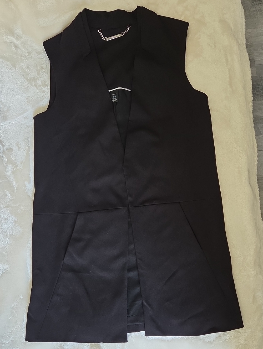 WHBM Long Sleeveless Vest. Size 2